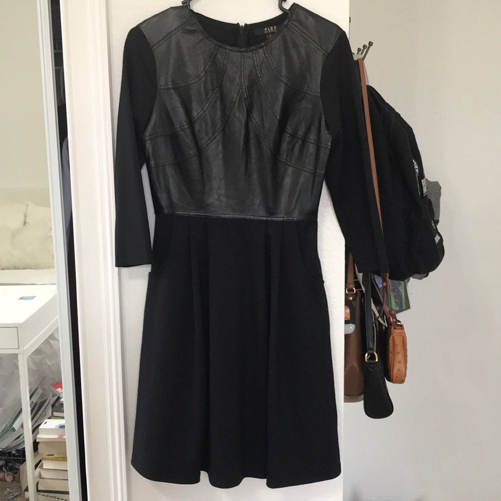Alex Marie leather dress size small
